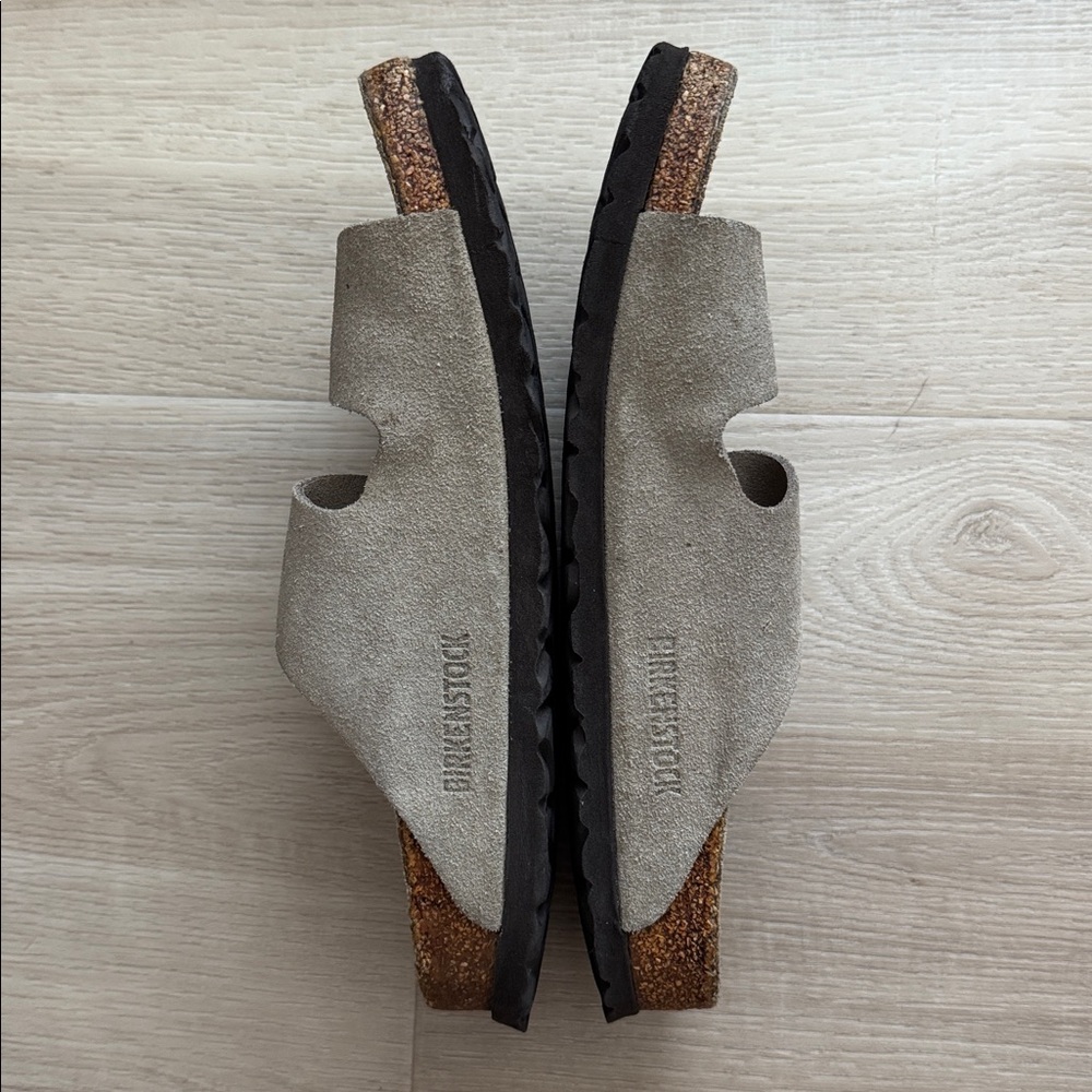Birkenstock - Arizona Soft Footbed Sandal in Taupe - Picture 8 of 14